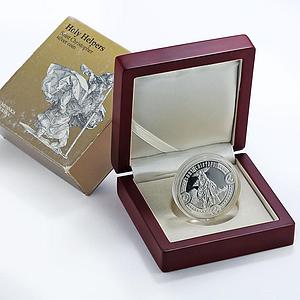 Andorra 10 diners Holy Helpers series St. Christopher proof silver coin 2010