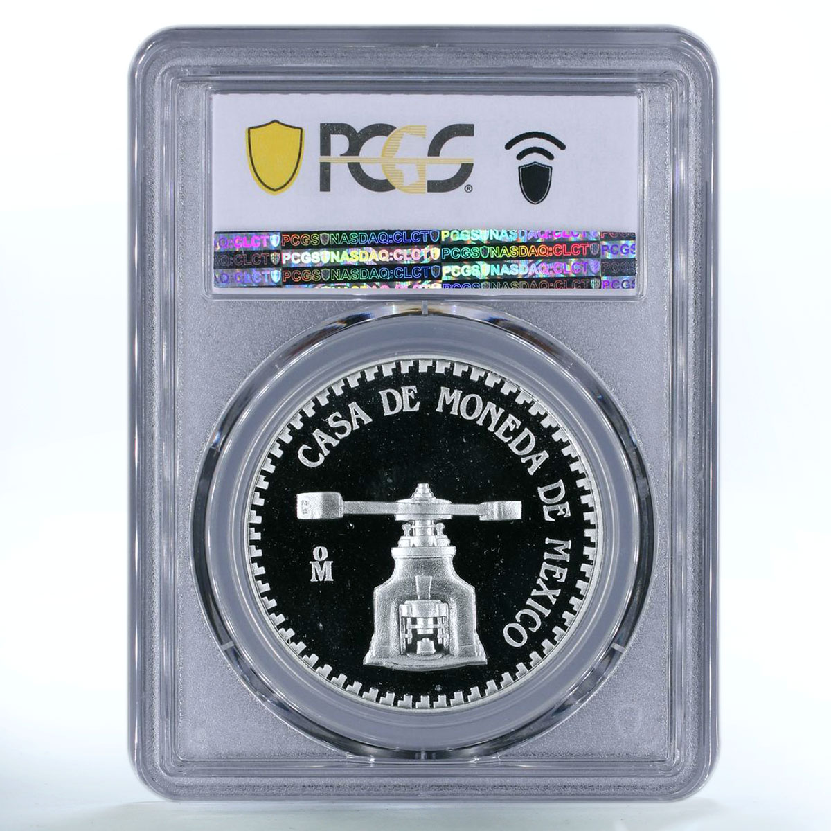 Mexico 1 onza Aztec Leader Cuauhtemoc PR68 PCGS silver medal coin 1988