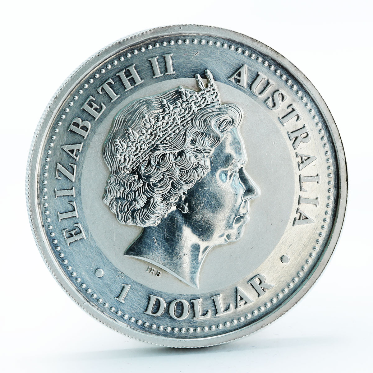 Australia 1 dollar Year of Pig Lunar Series I silver coin 2007