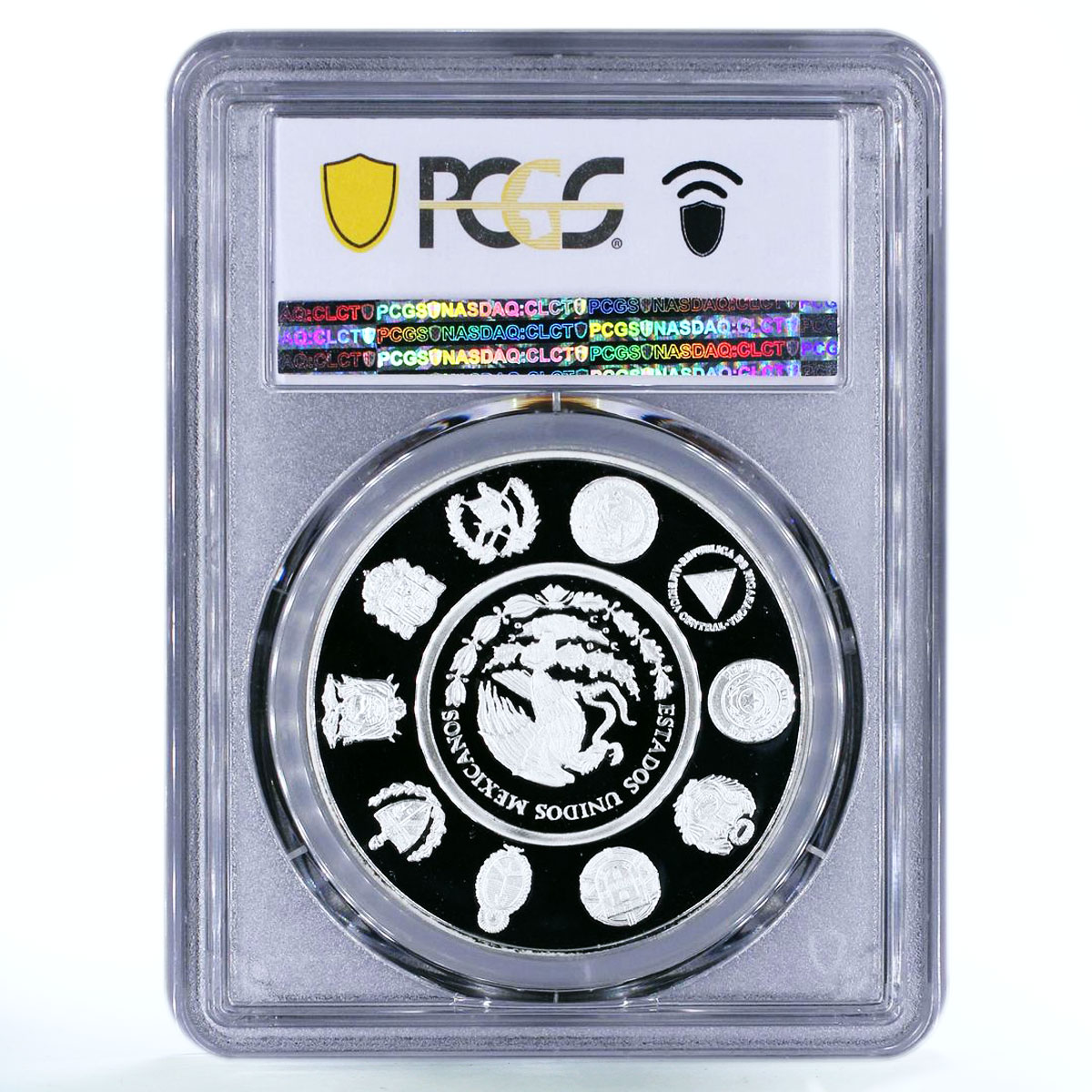 Mexico 5 pesos Palace of Fine Arts Architecture PR68 PCGS silver coin 2005