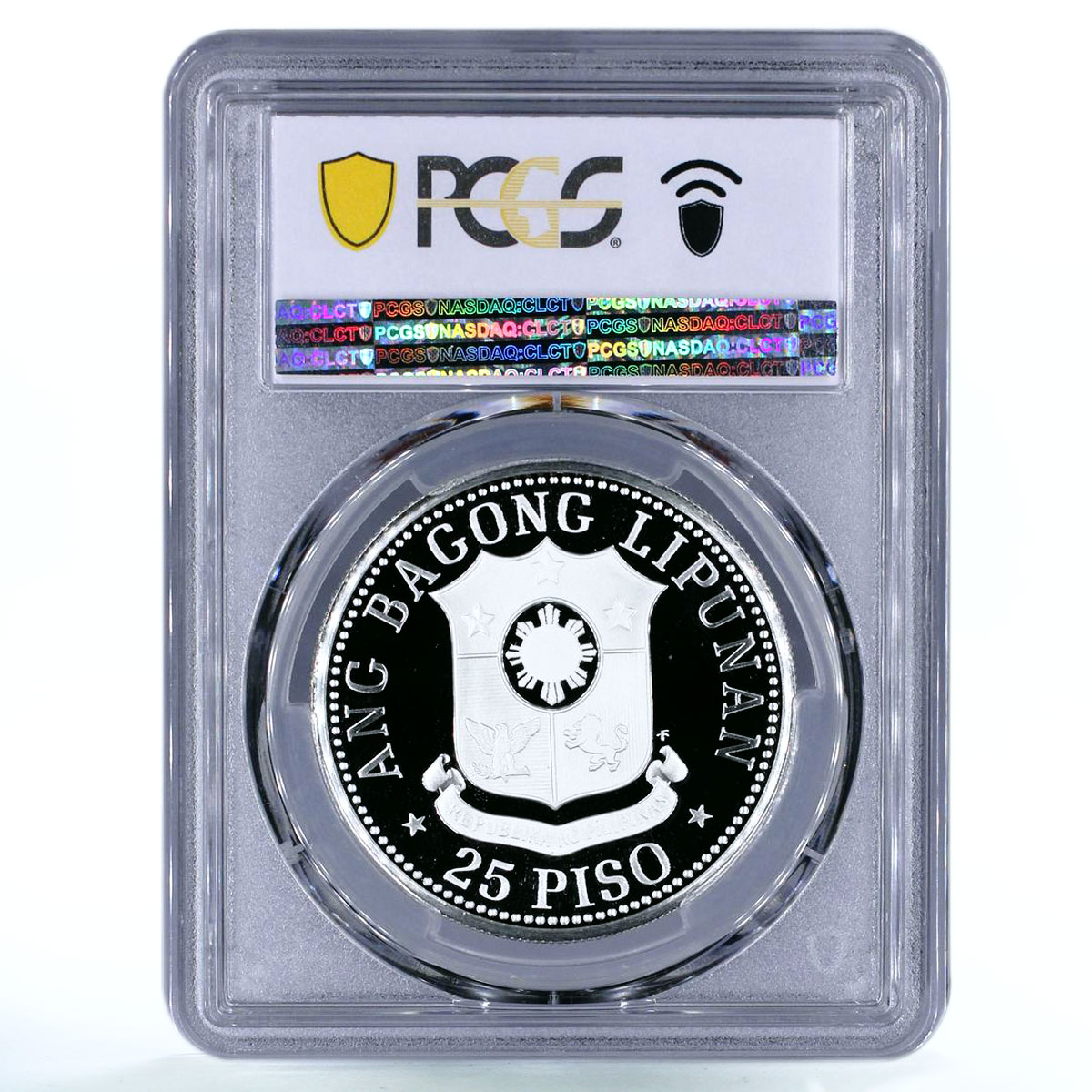Philippines 25 piso 1st President Emilio Aquinaldo PR70 PCGS silver coin 1975