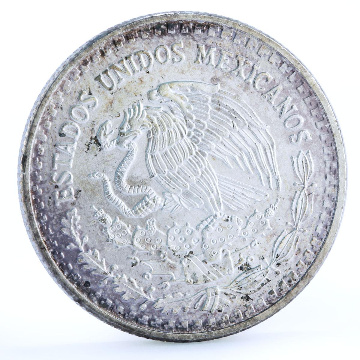 Mexico set of 5 coins Libertad Angel of Independence Freedom silver coins 1993