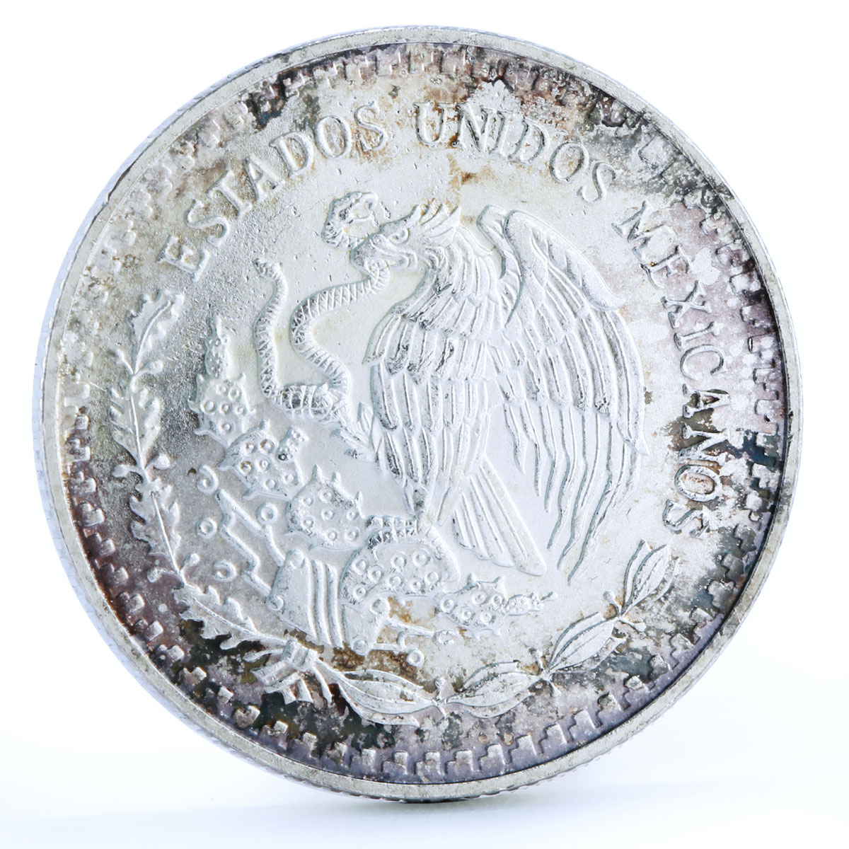 Mexico set of 5 coins Libertad Angel of Independence Freedom silver coins 1993