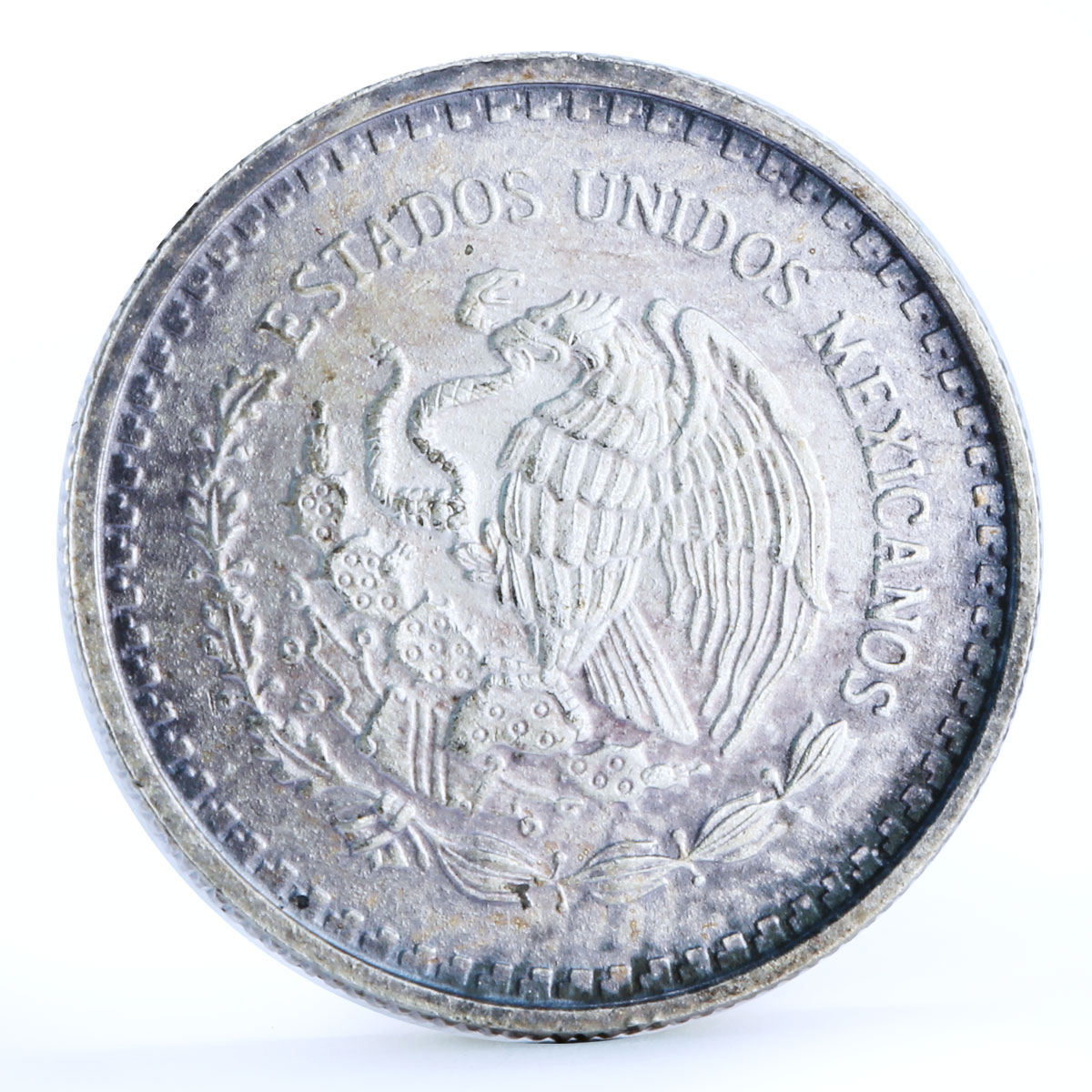Mexico set of 5 coins Libertad Angel of Independence Freedom silver coins 1993