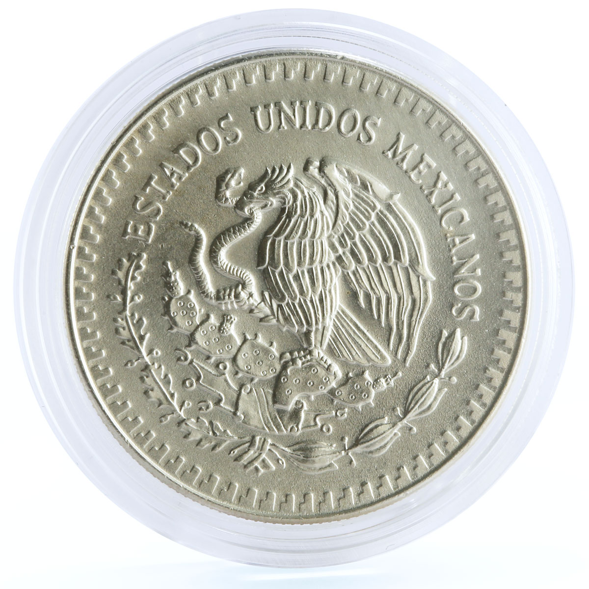 Mexico 1 onza Libertad Angel of Independence silver coin 1990