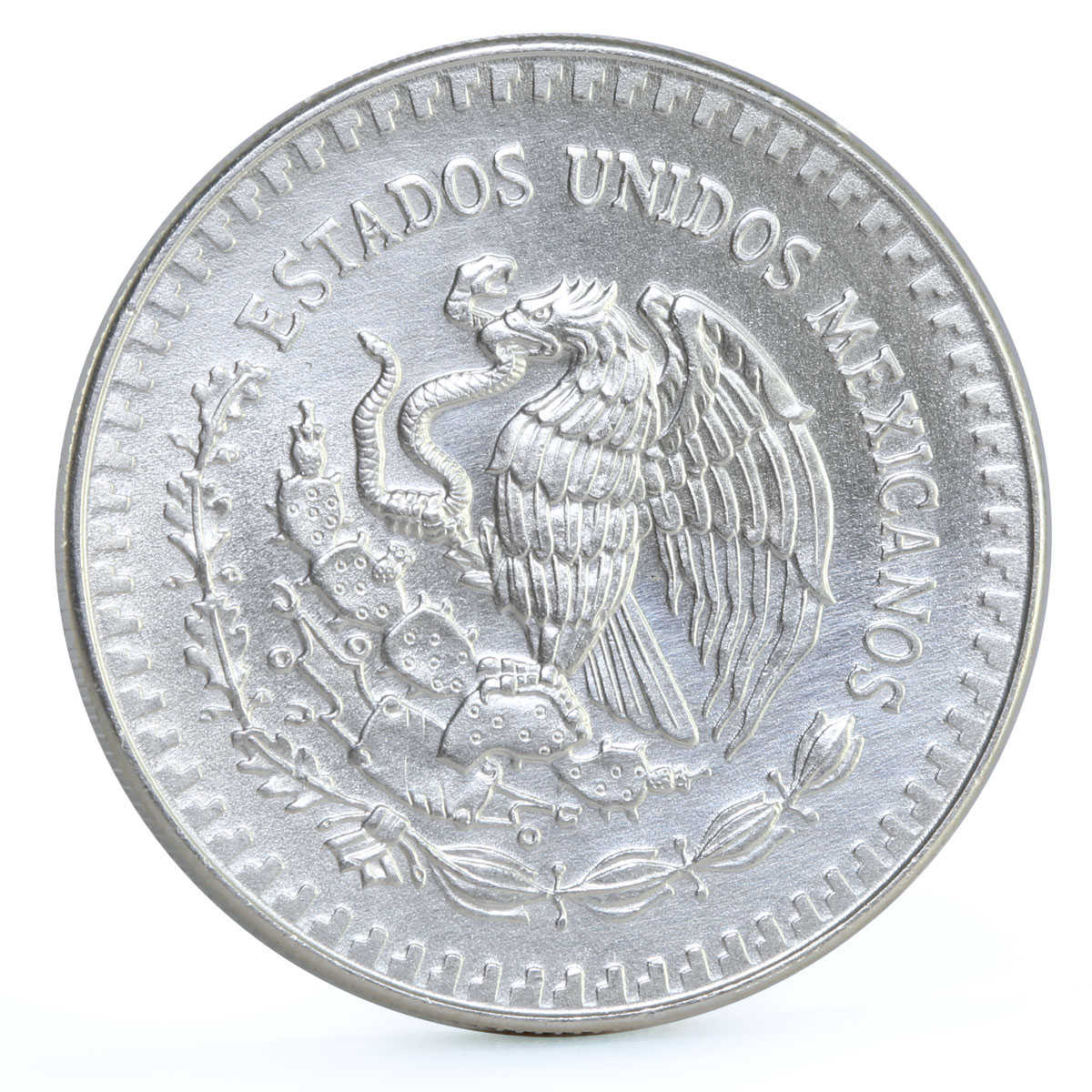 Mexico 1 onza Libertad Angel of Independence silver coin 1990