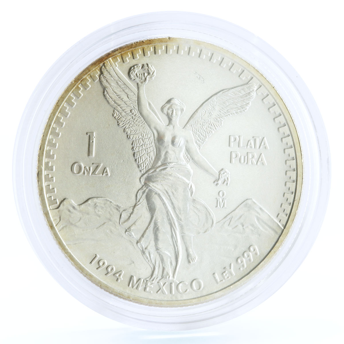 Mexico 1 onza Libertad Angel of Independence silver coin 1994