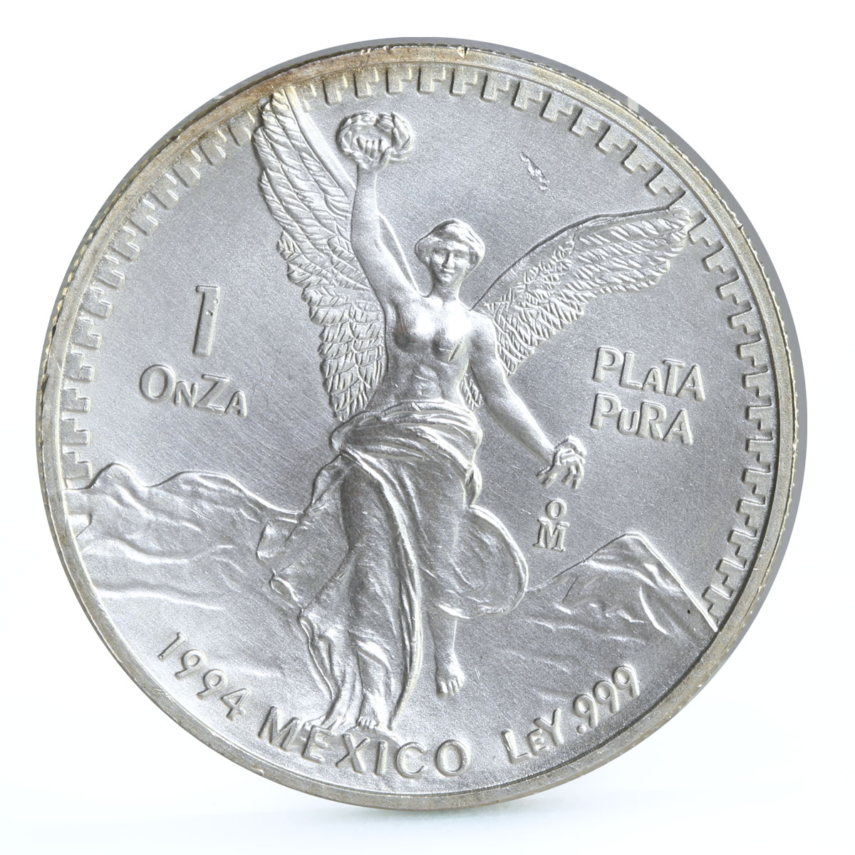 Mexico 1 onza Libertad Angel of Independence silver coin 1994