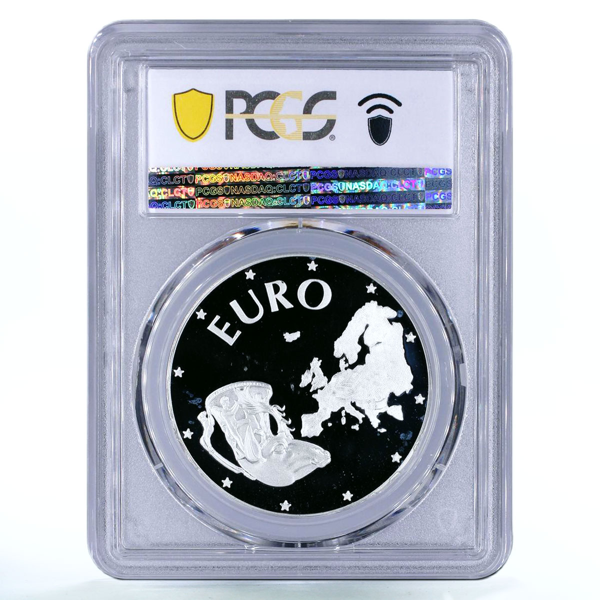 Bulgaria 10000 leva Euro Rhyton Rider of Madara PR68 PCGS silver coin 1998