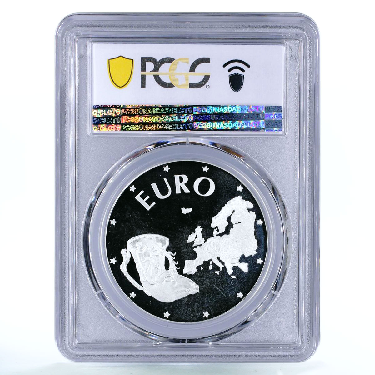 Bulgaria 10000 leva Euro Rhyton Rider of Madara PR67 PCGS silver coin 1998