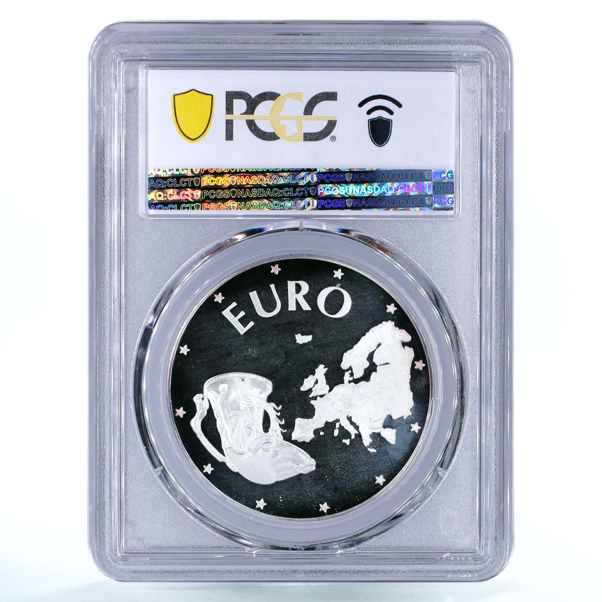 Bulgaria 10000 leva Euro Rhyton Rider of Madara PR67 PCGS silver coin 1998
