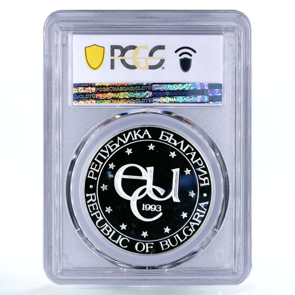 Bulgaria 500 leva European Community St.Theodor Stratilat PR67 PCGS silver 1993