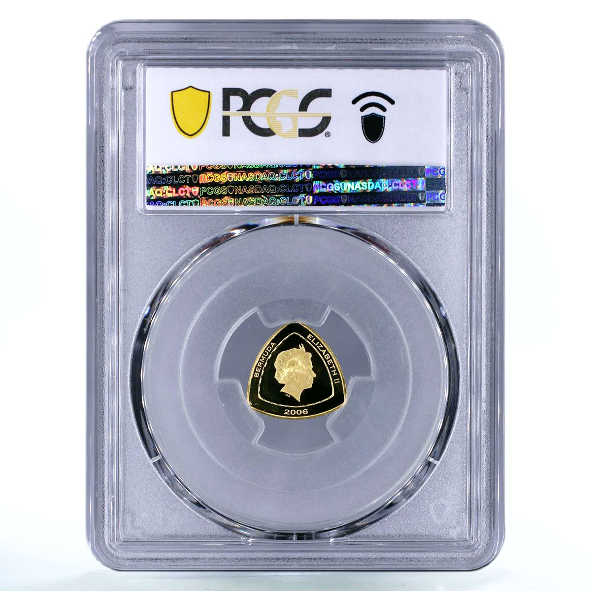 Bermuda 3 dollars The Mary Celestia Ship Clipper PR70 PCGS gold coin 2007