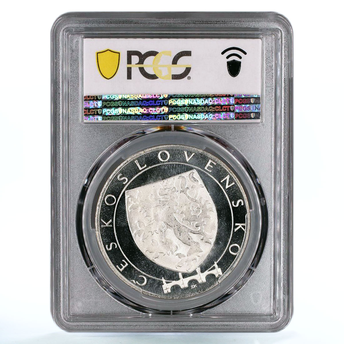 Czechoslovakia 100 korun Poet Janko Jesensky Poetry SP66 PCGS proba Ag coin 1974