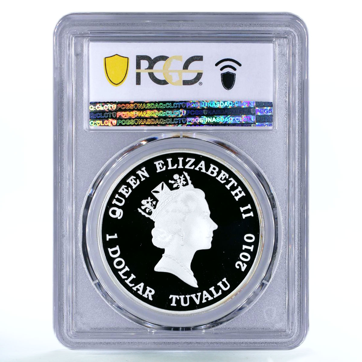 Tuvalu 1 dollar WWII Tanks British A22 Chruchill Arms PR70 PCGS silver coin 2010