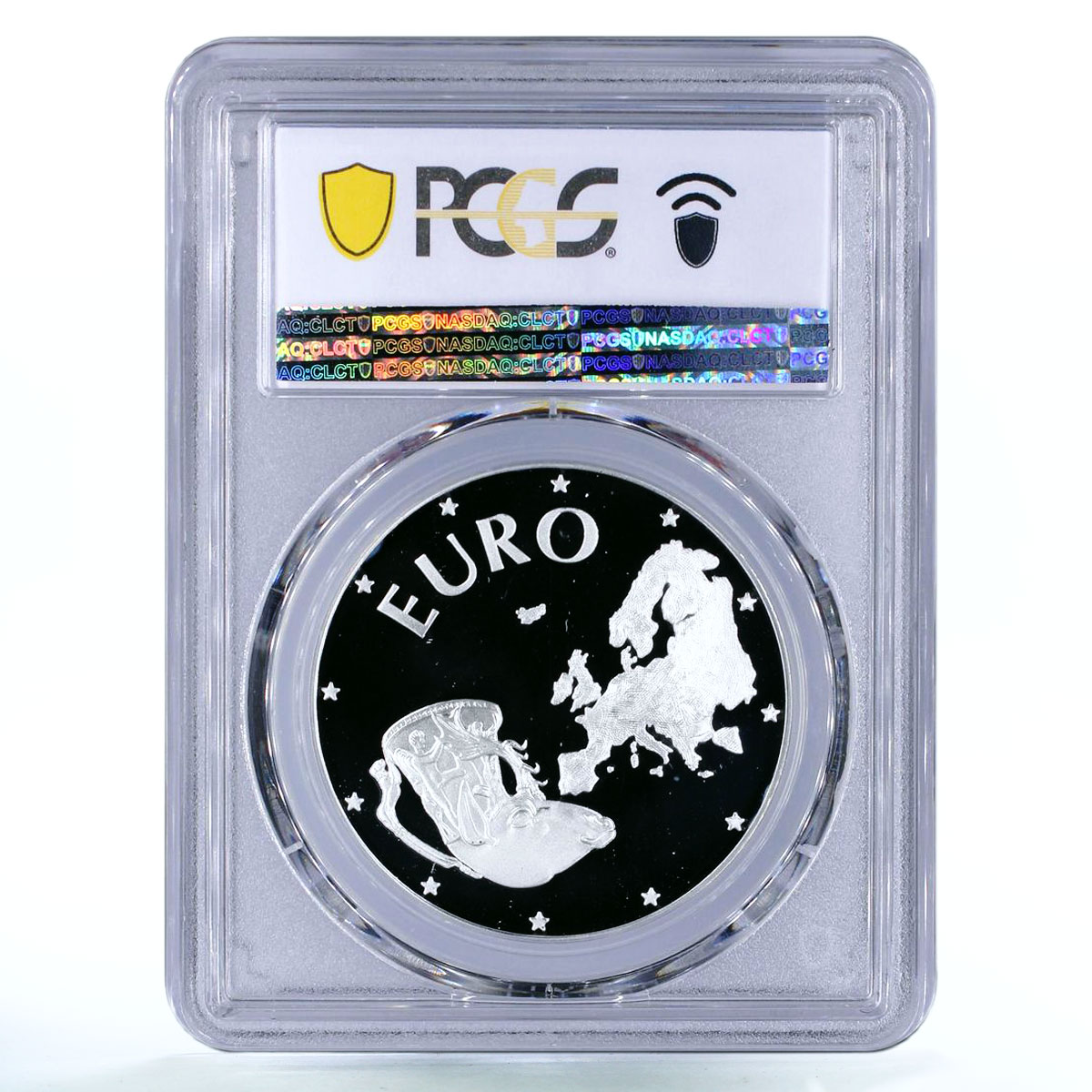 Bulgaria 10000 leva Euro Rhyton Rider of Madara PR69 PCGS silver coin 1998