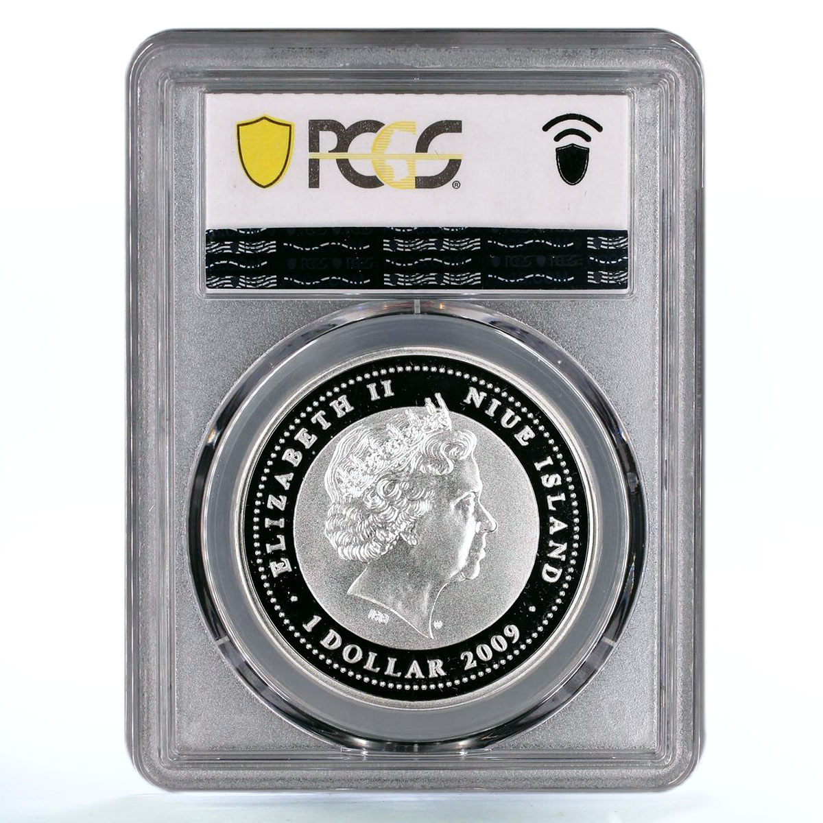 Niue 1 dollar New Year Father Frost Snow Maiden PR69 PCGS silver coin 2009