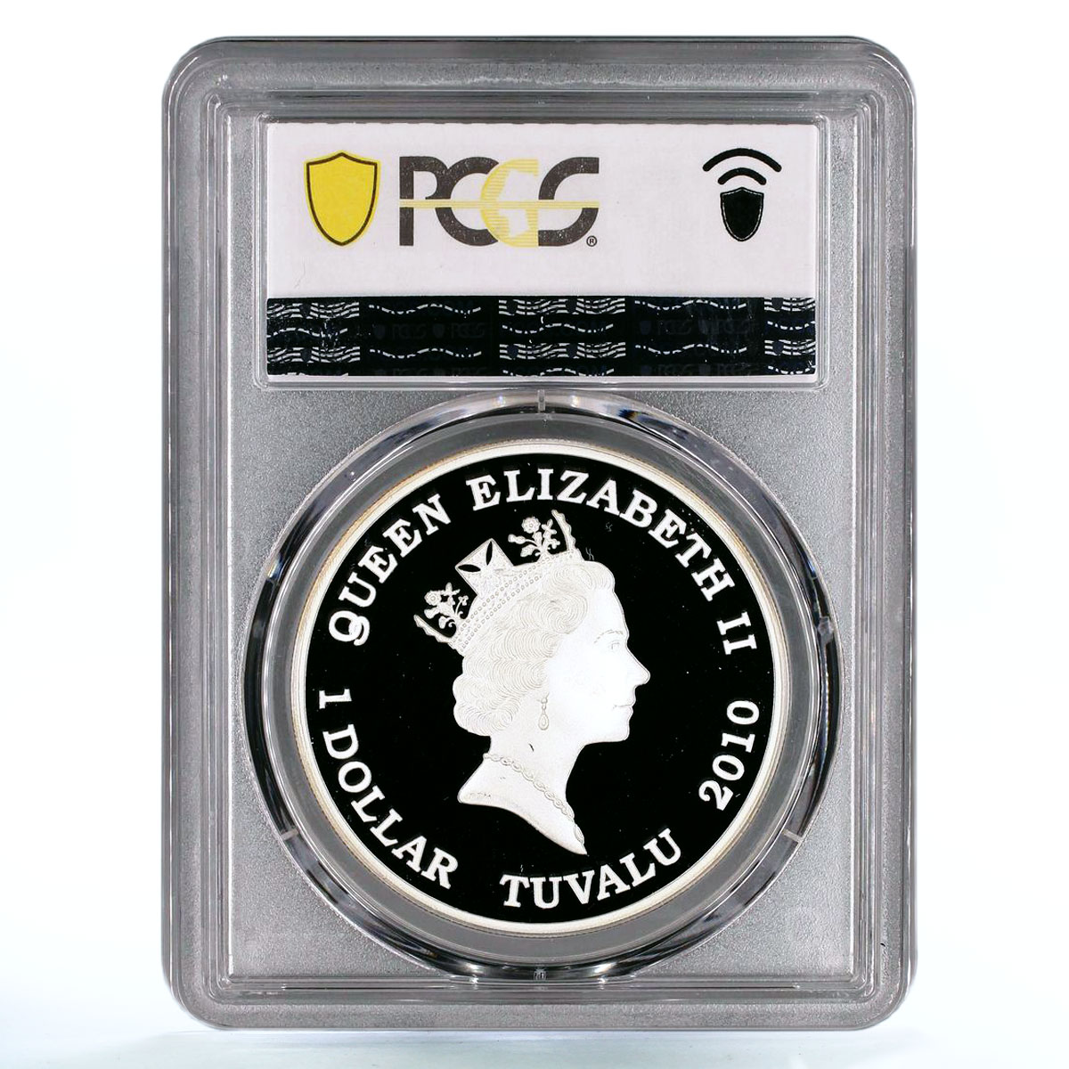Tuvalu 1 dollar Yuna Kim Olympic Figure Skating PR70 PCGS silver coin 2010