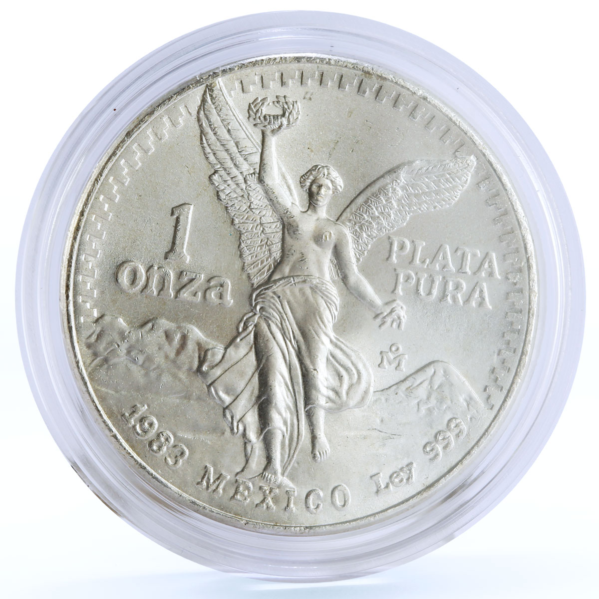 Mexico 1 onza Libertad Angel of Independence silver coin 1983