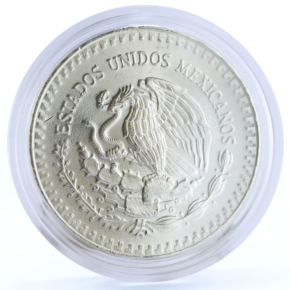 Mexico 1 onza Libertad Angel of Independence silver coin 1985