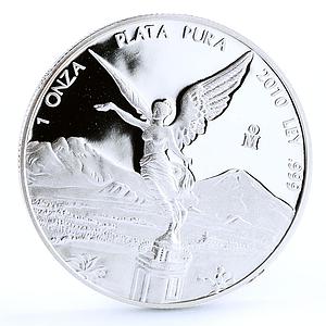 Mexico 1 onza Libertad Angel of Independence proof silver coin 2010