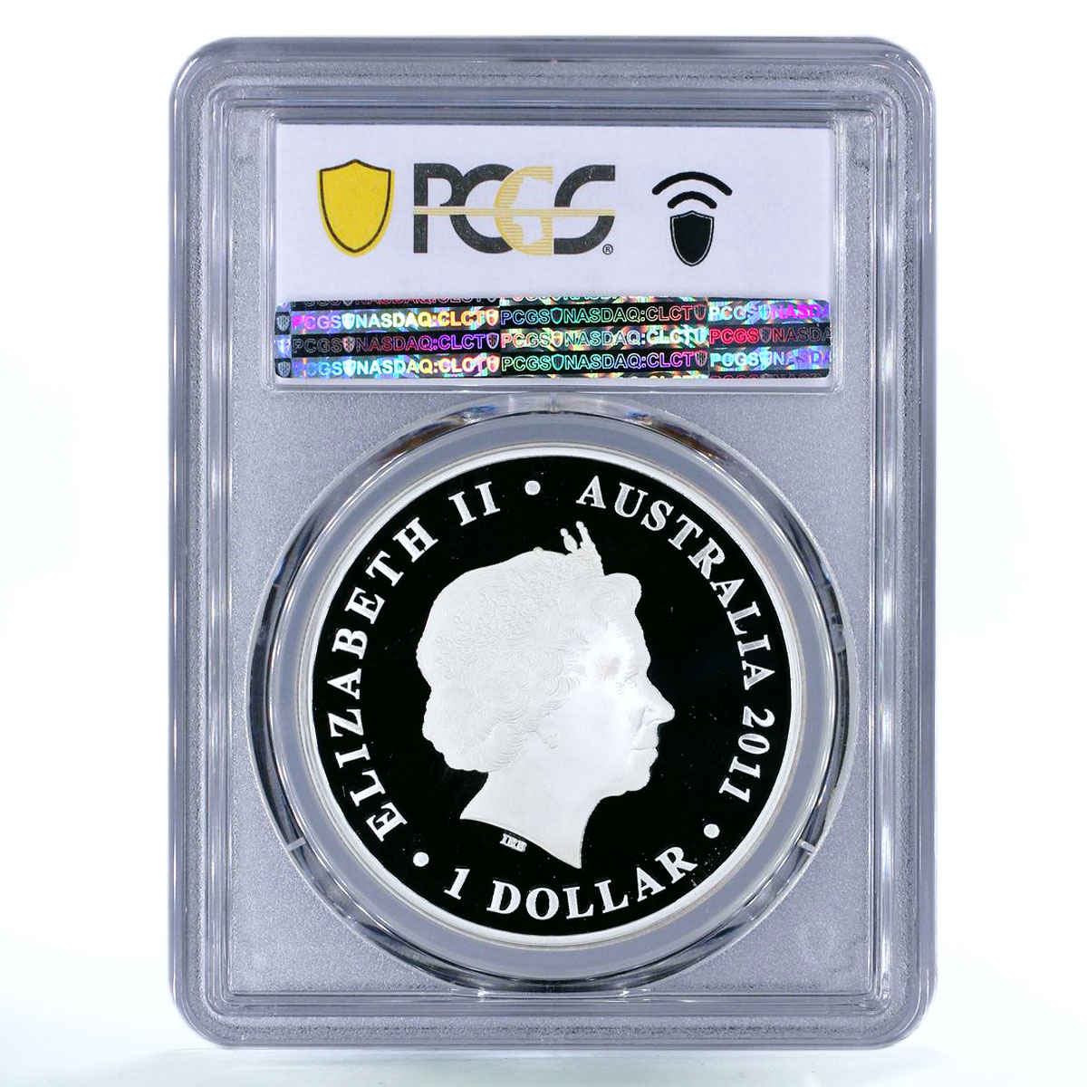 Australia 1 dollar McDonald Islands Penguins Fauna PR70 PCGS silver coin 2011