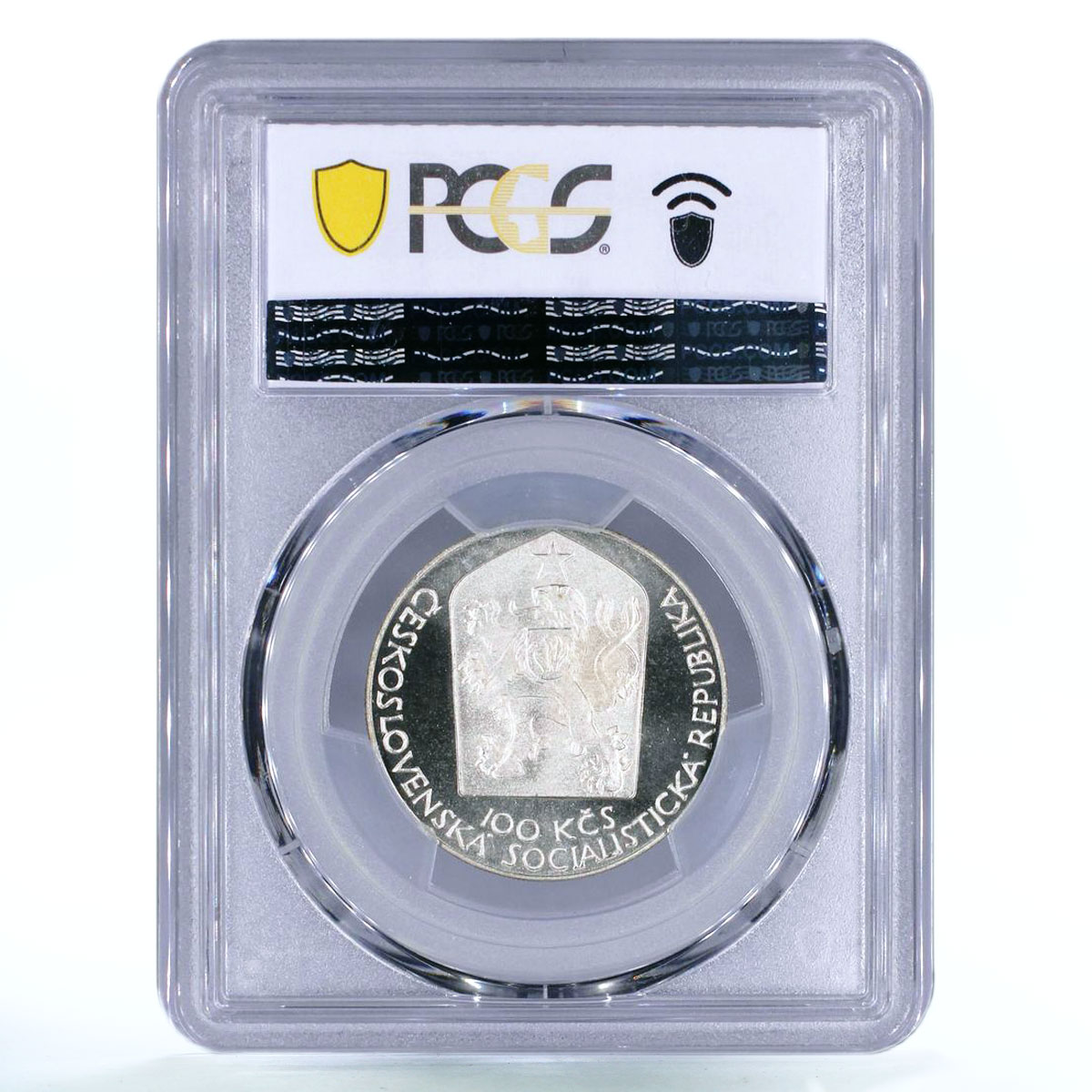 Czechoslovakia 100 korun National Theater in Prague PR69 PCGS silver coin 1983