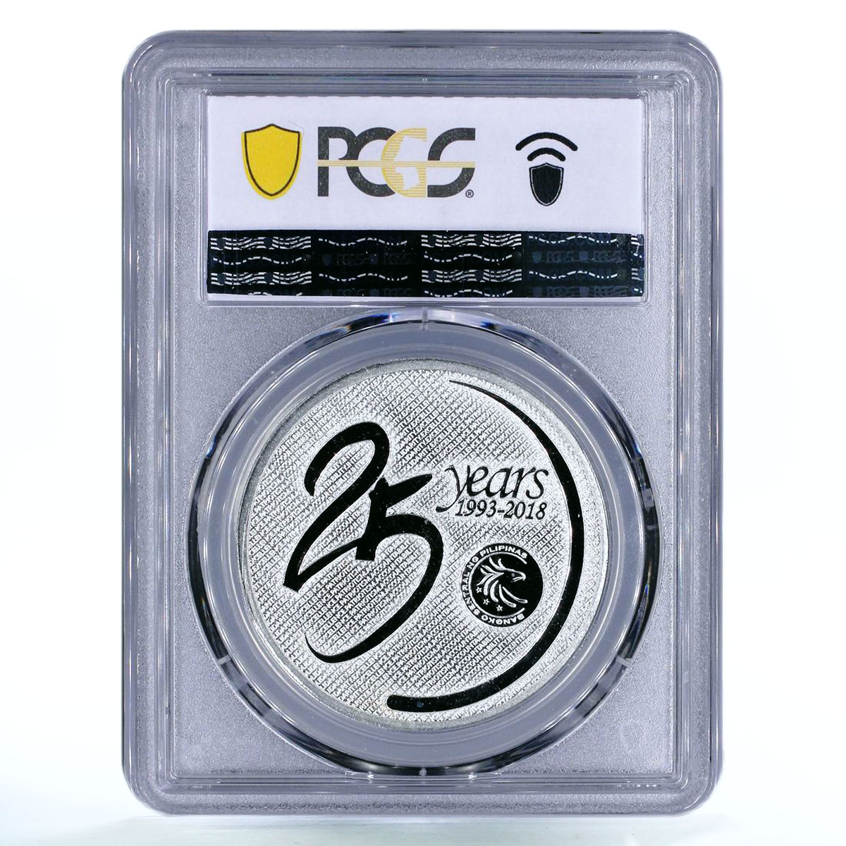 Philippines 500 piso Central Bank Eagle Bird Fauna PL68 PCGS silver coin 2018
