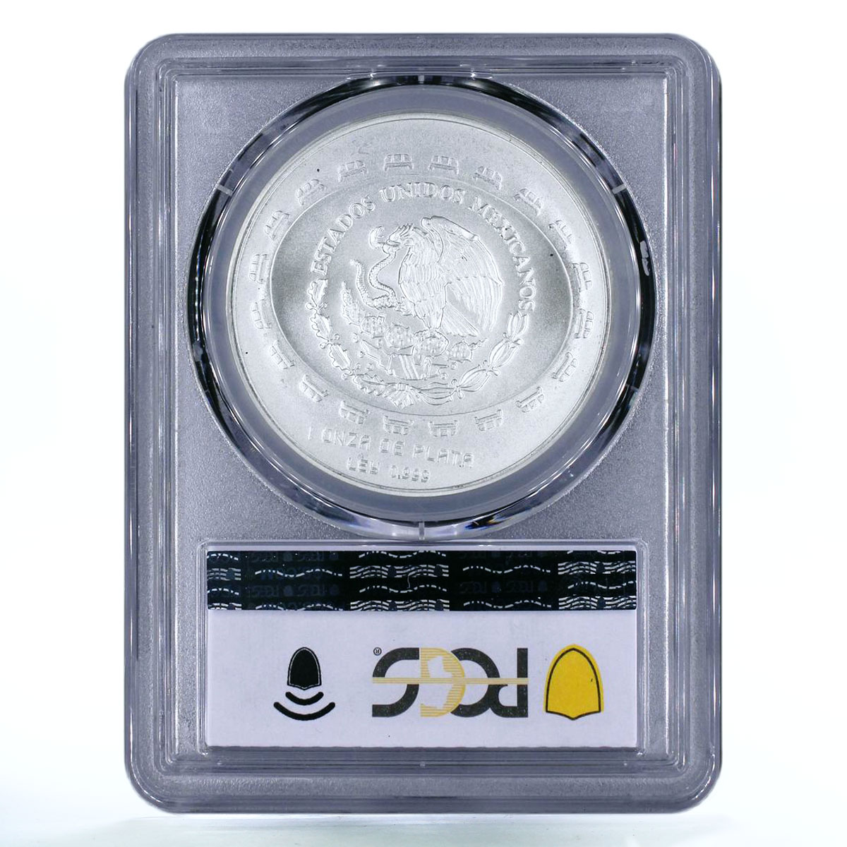 Mexico 5 pesos Disco de La Muerte Disc of Death MS67 PCGS silver coin 1998