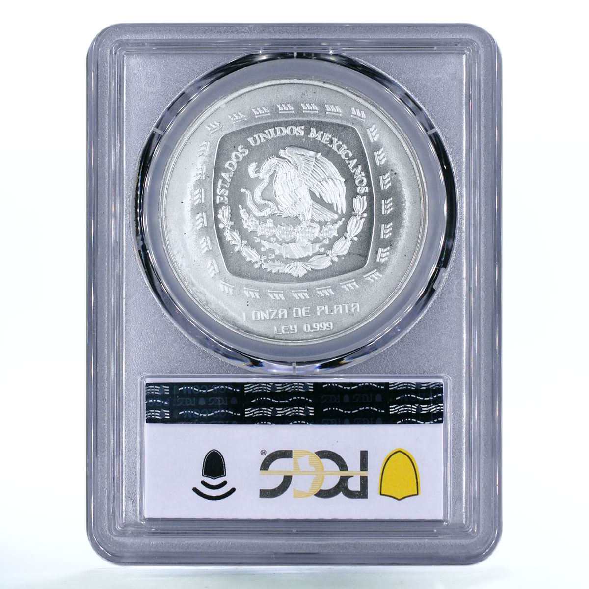 Mexico 5 pesos Senor de Las Limas Lord of Limes MS67 PCGS silver coin 1998