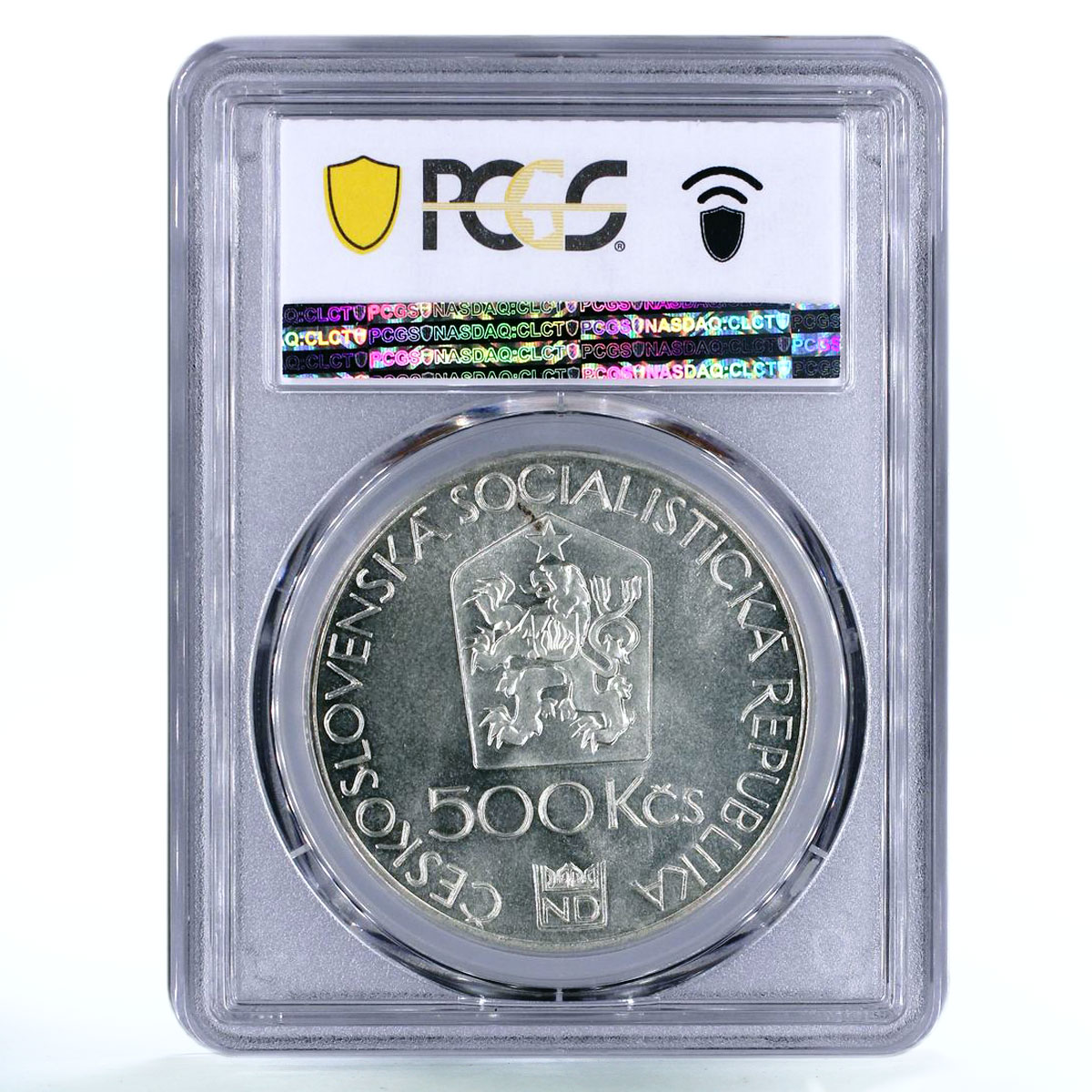 Czechoslovakia 500 korun Theater Variety KOLARSKY MS67 PCGS silver coin 1983