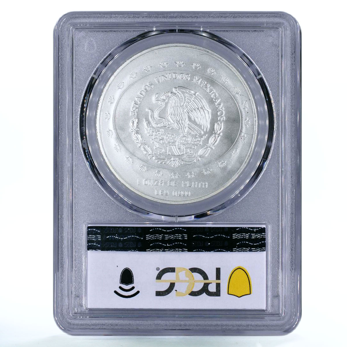 Mexico 5 pesos Precolombina Mascara Sculpture Statue MS68 PCGS silver coin 1998