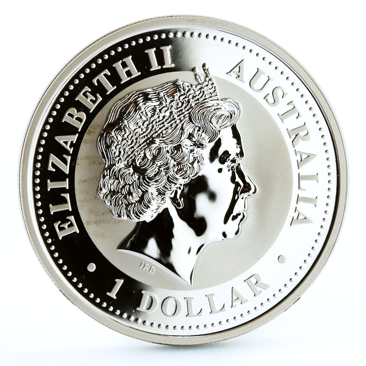Australia 1 dollar Lunar Calendar I Year of the Rabbit gilded silver coin 1999