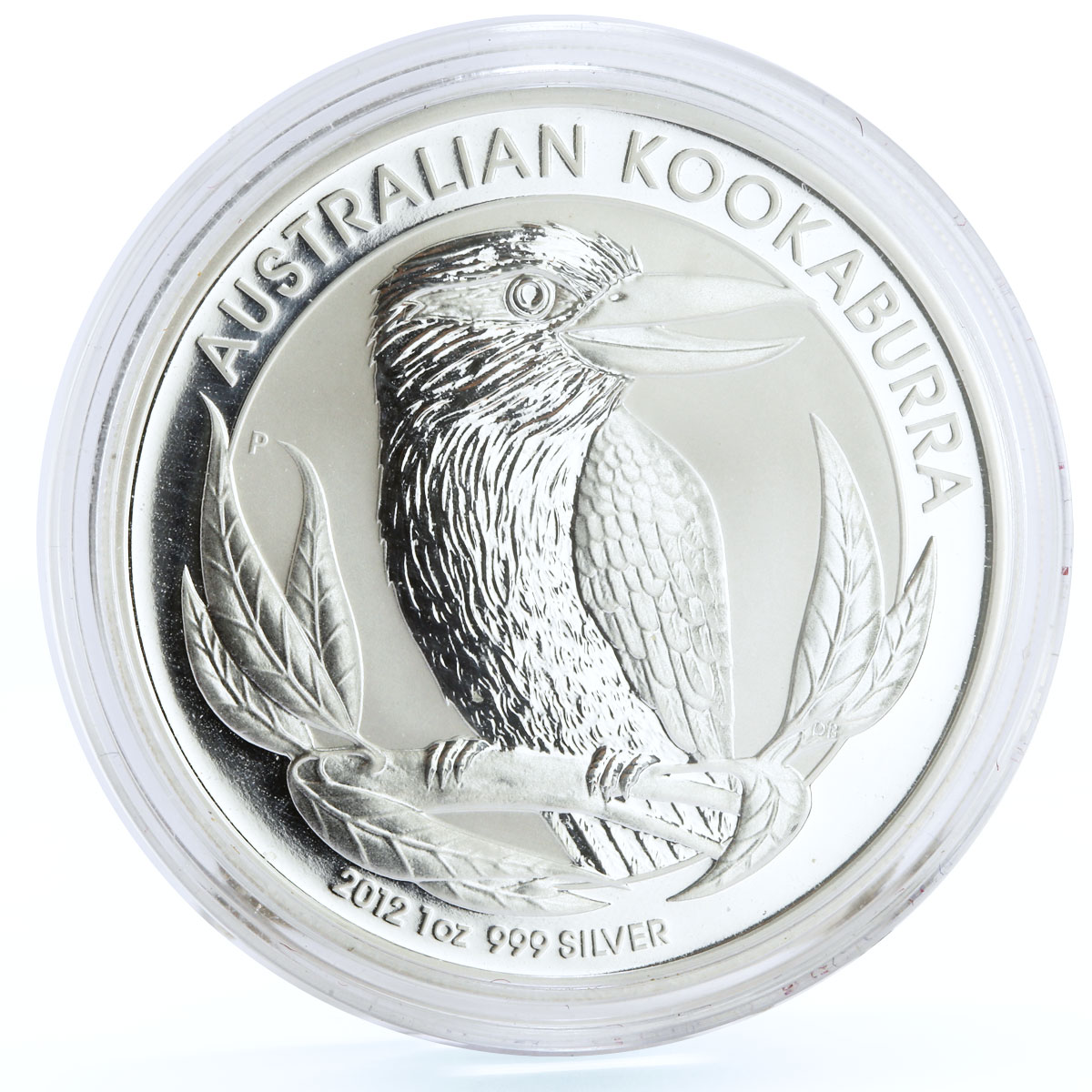 Australia 1 dollar Endangered Wildlife Kookaburra Bird Fauna silver coin 2012