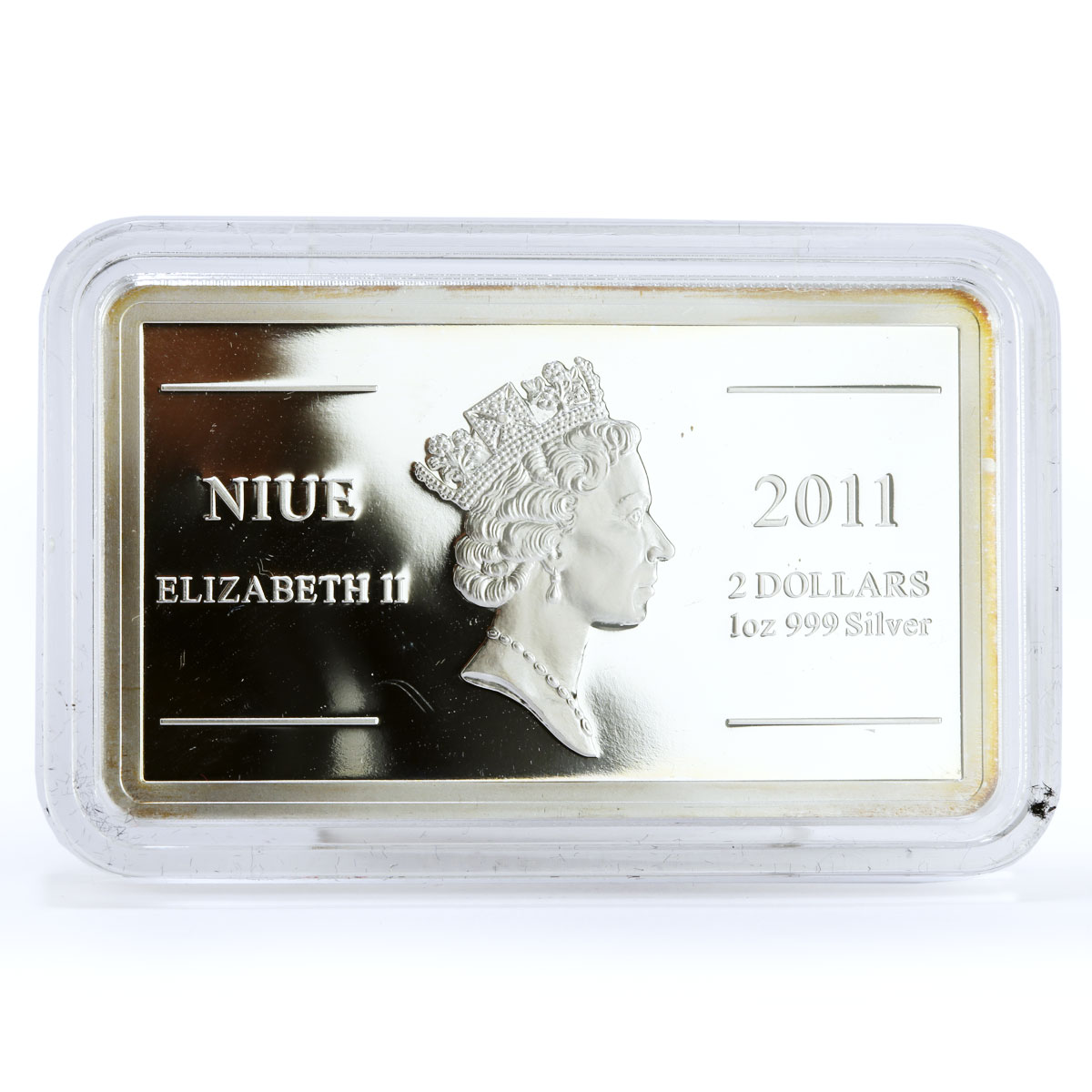 Niue 2 dollars Conquest Space First Man in Space Juri Gagarin silver coin 2011