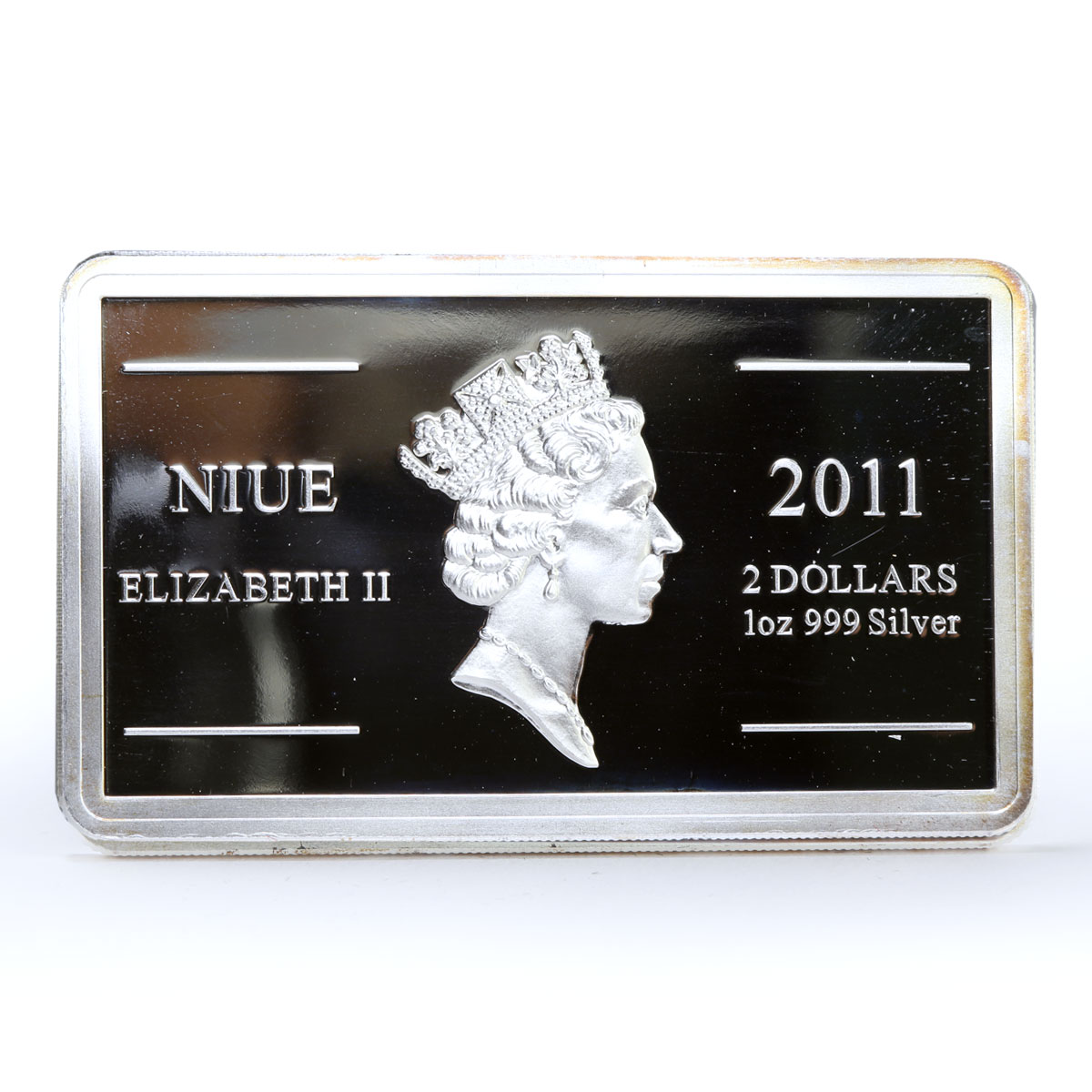 Niue 2 dollars Conquest Space First Man in Space Juri Gagarin silver coin 2011