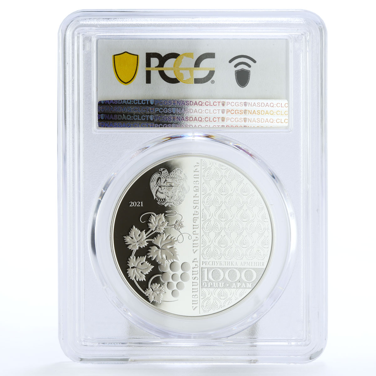 Armenia 1000 dram 30th Anniversary of CIS PR69 PCGS silver coin 2021