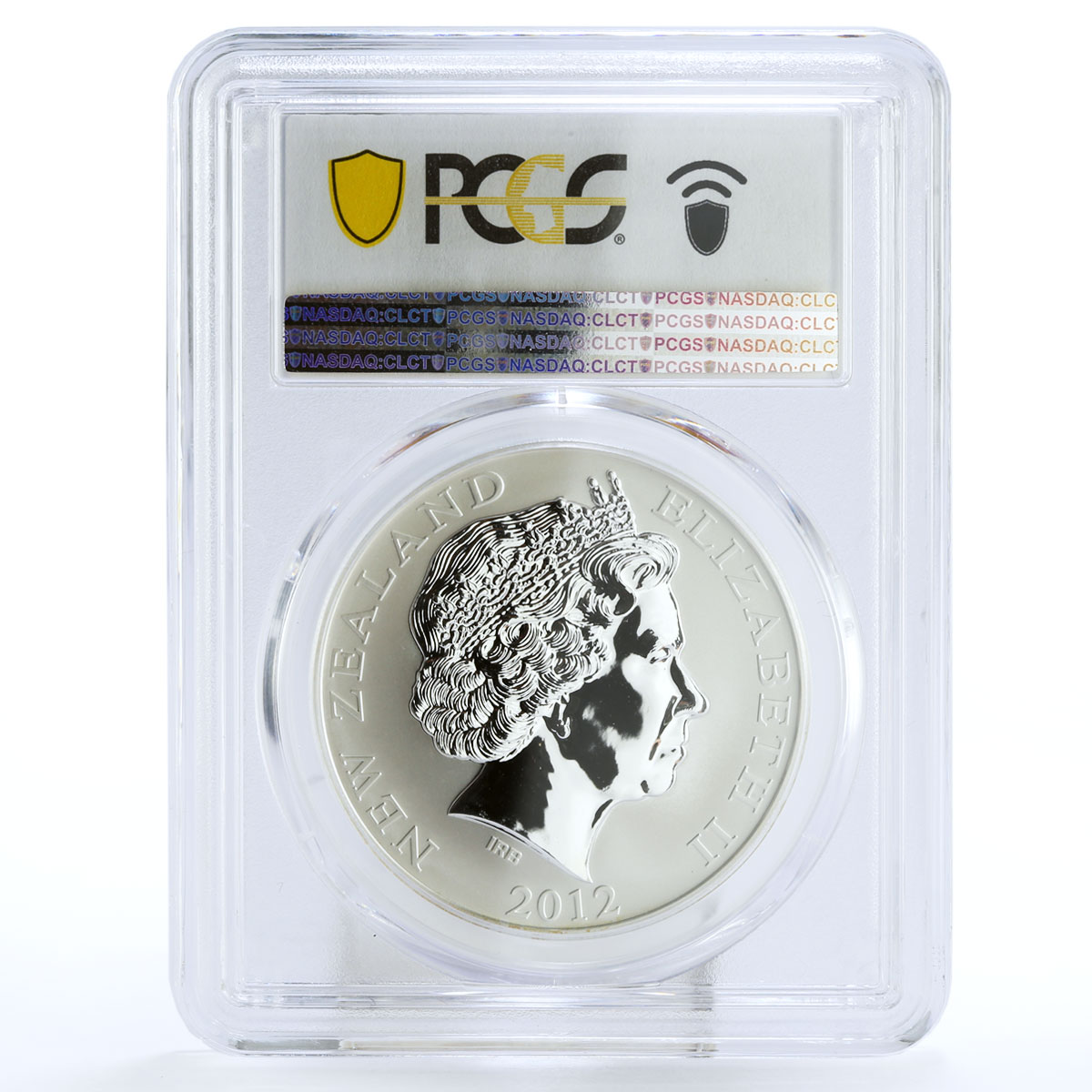 New Zealand 1 dollar Kiwi Kowhai Flower Birds MS69 PCGS silver coin 2012