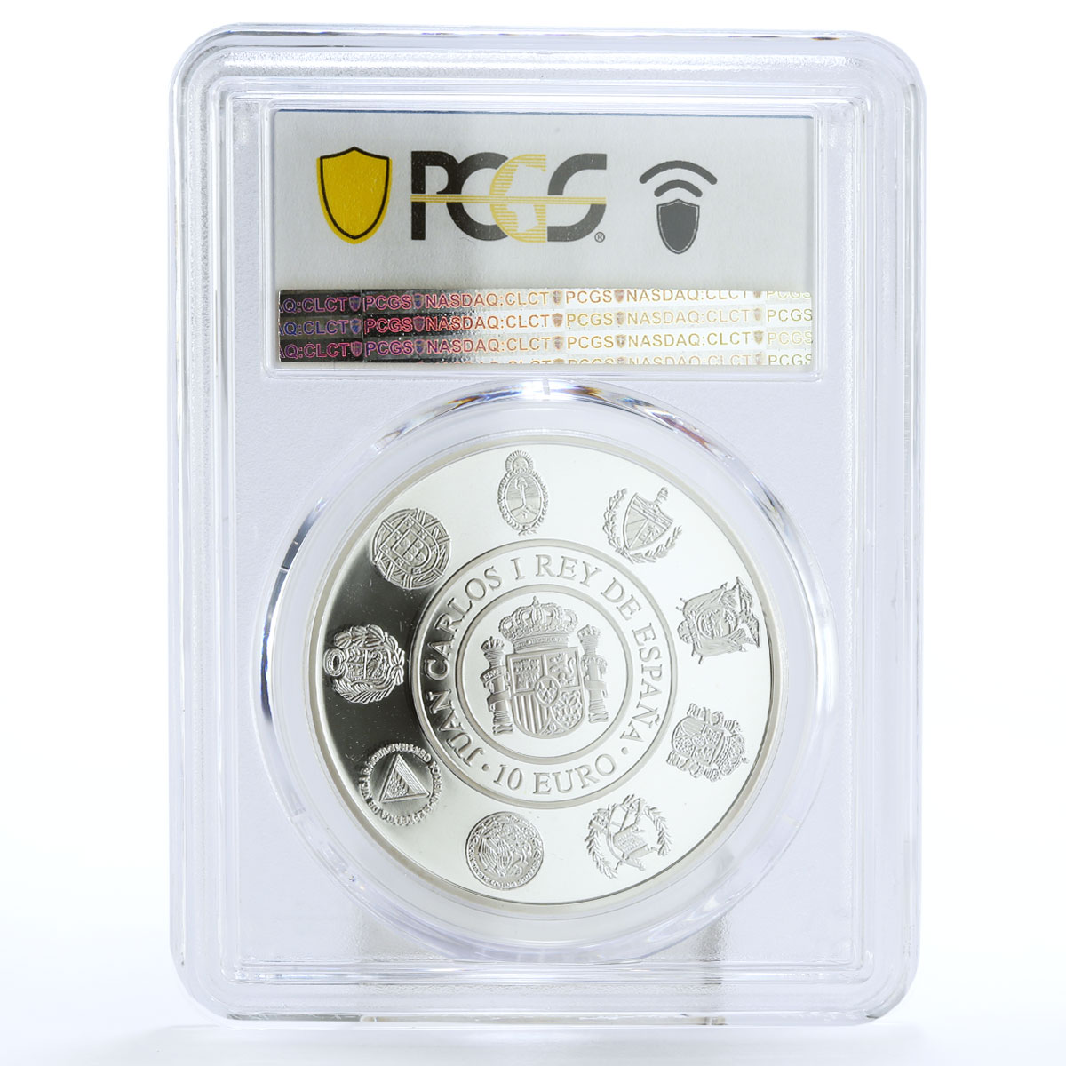 Spain 10 euro Olympic Sailing Vela Boat Ship PR67 PCGS proof silver coin 2007