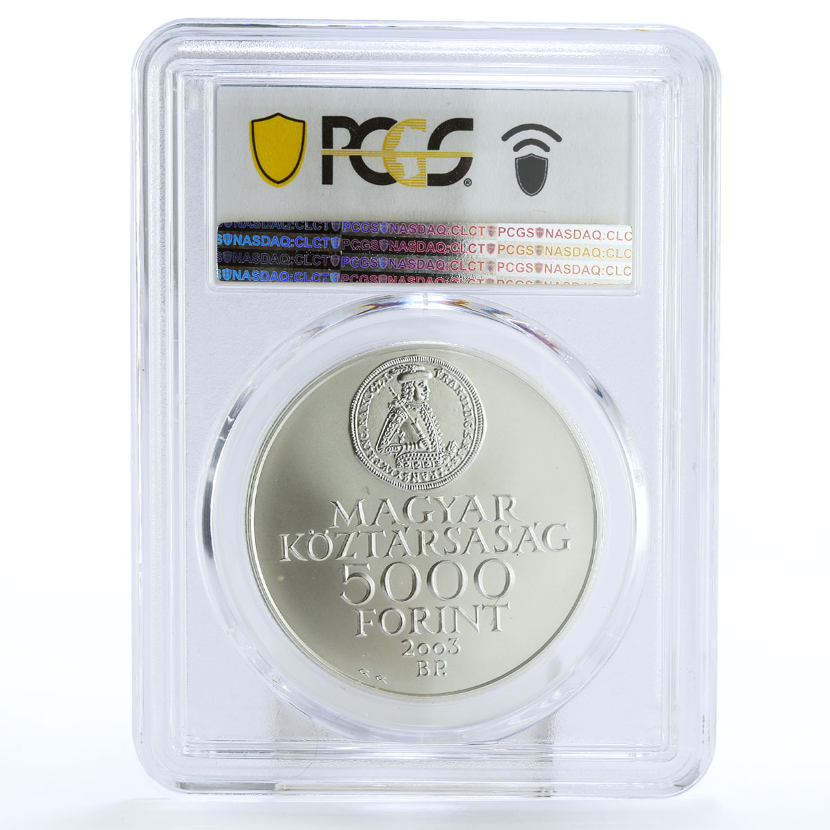 Hungary 5000 forint Rakoczis War of State Liberation MS69 PCGS silver coin 2003