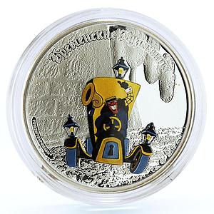 Cook Islands 5 dollars Soviet Cartoons Bremen Musicians Detective Ag coin 2011