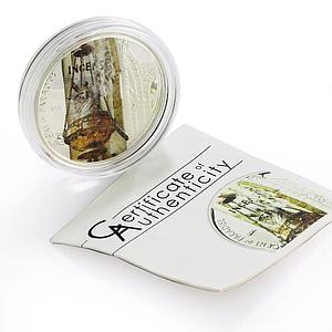 Palau 5 dollars Scent of Paradise Incense Lamp colored proof silver coin 2011