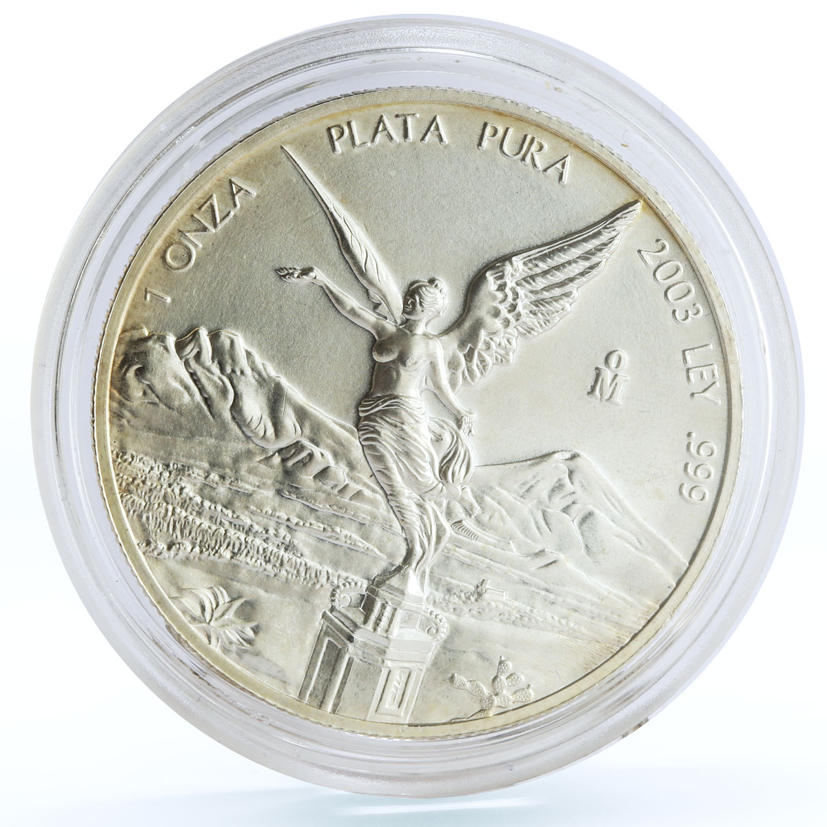 Mexico 1 onza Libertad Angel of Independence silver coin 2003