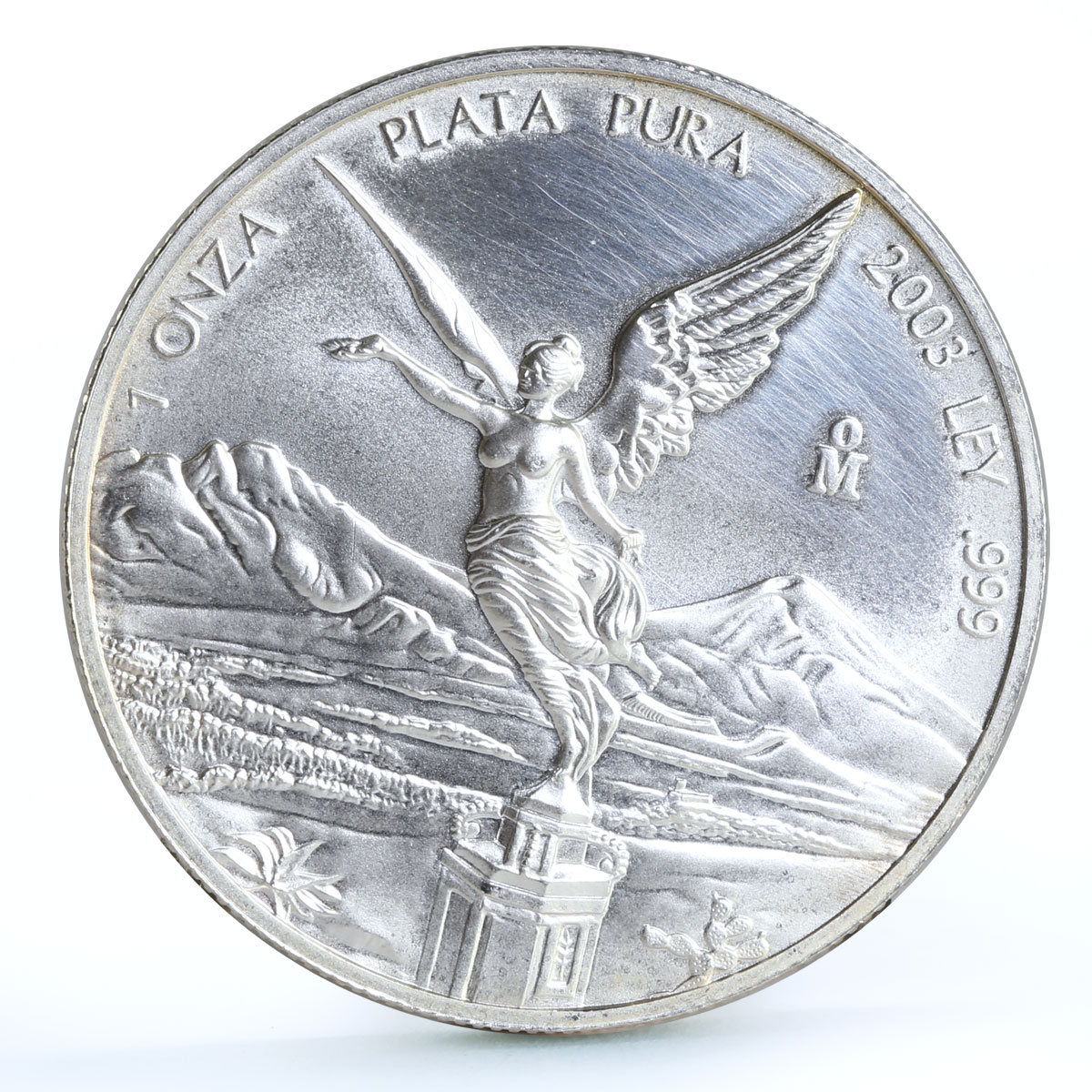 Mexico 1 onza Libertad Angel of Independence silver coin 2003