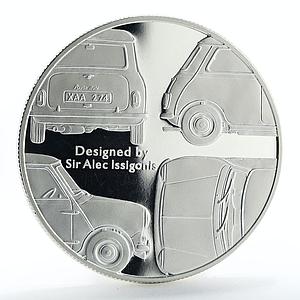 Alderney 5 pounds Mini Designed by Sir Alec Issigonis proof silver coin 2009