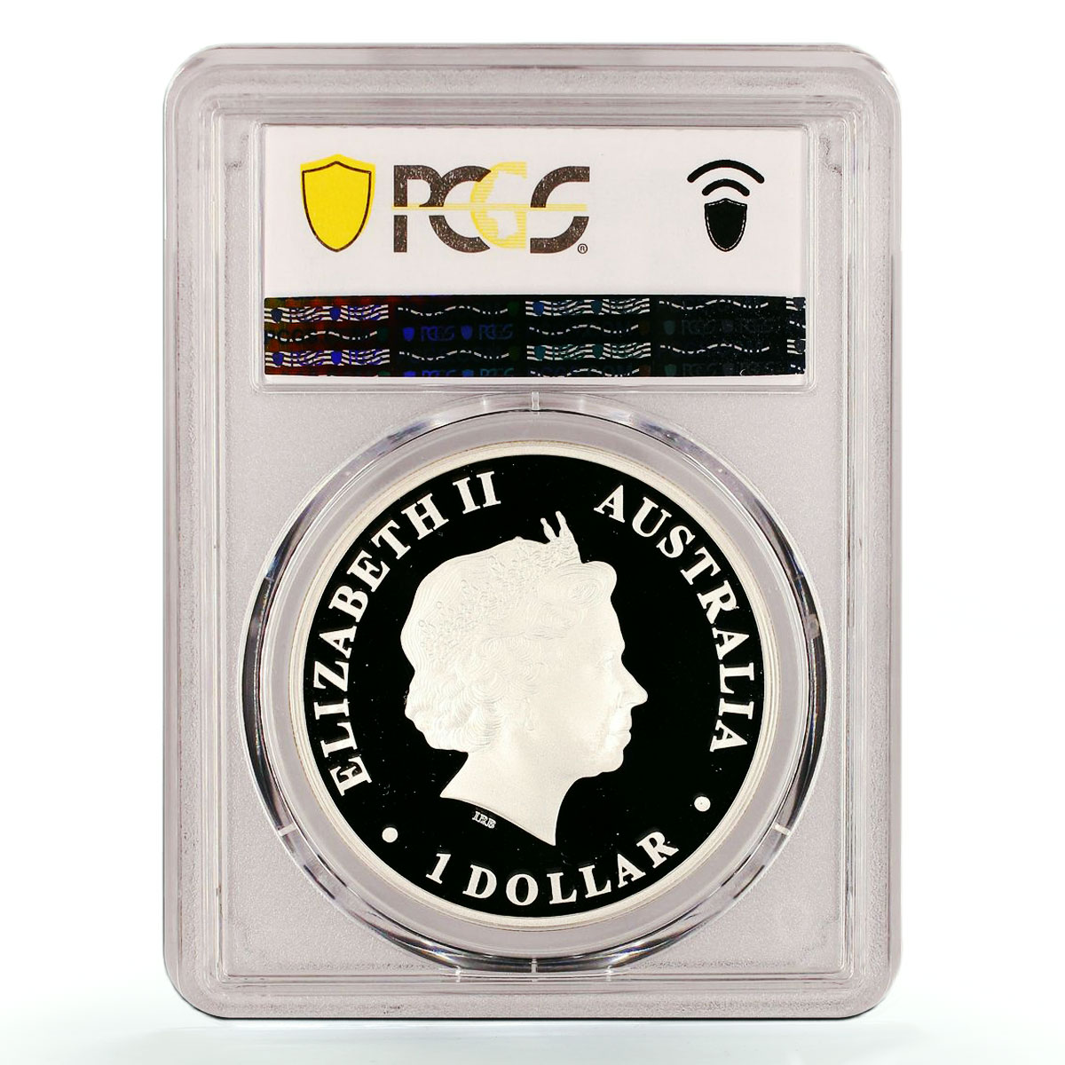 Australia 1 dollars Aurora Australis Antarctic Territory PR70 PCGS Ag coin 2013