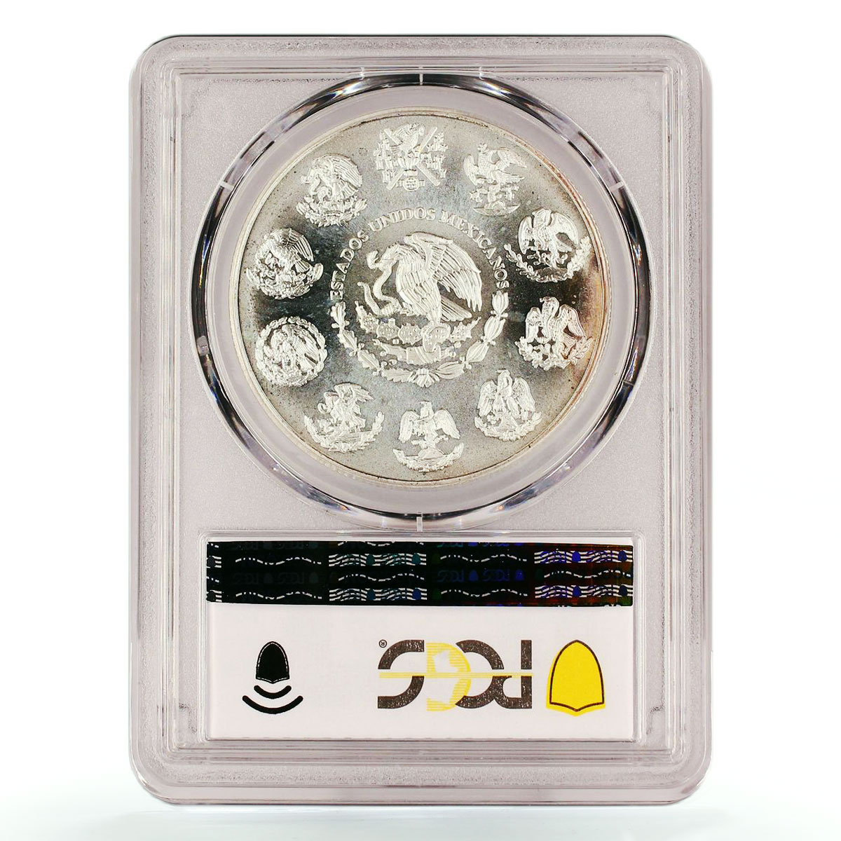 Mexico 1 onza Libertad Angel of Independence MS67 PCGS silver coin 2005