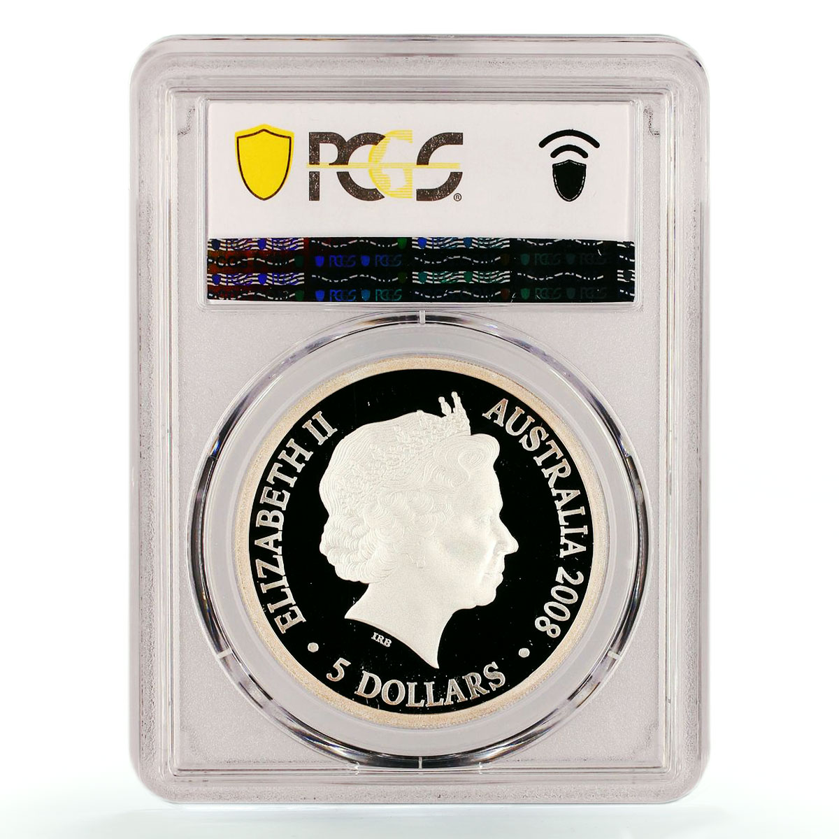 Australia 5 dollars Antarctic Territory Skua Bird Fauna PR70 PCGS Ag coin 2008