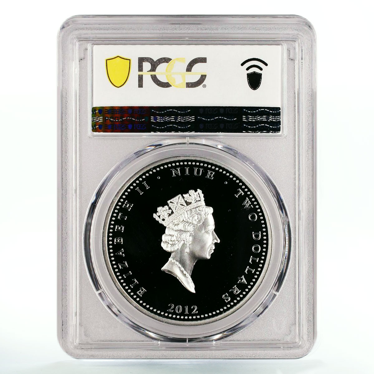 Niue 2 dollars Golden Age Poets Alexander Pushkin PR70 PCGS silver coin 2012
