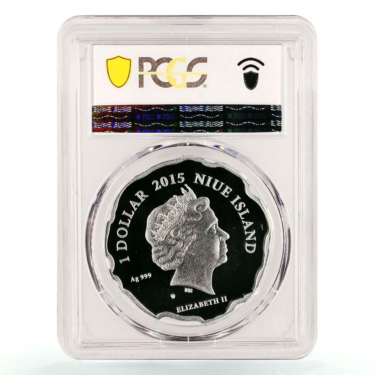 Niue 1 dollar Lunar Year of the Goat All the Best PR69 PCGS silver coin 2015